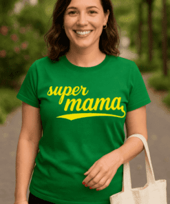 Vtipné tričko super mama
