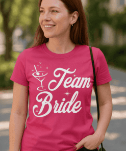 Vtipné tričko Team Bride koktail