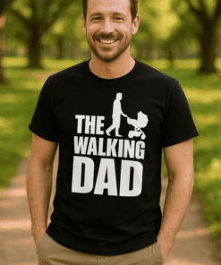 Vtipné tričko The Walking Dad