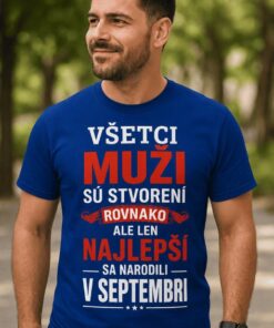 Vtipné tričko všetci muži sú stvorení rovnako