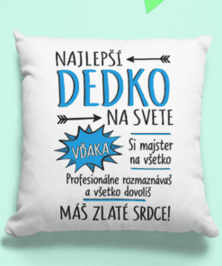 Vtipný vankúš najlepší dedko na svete